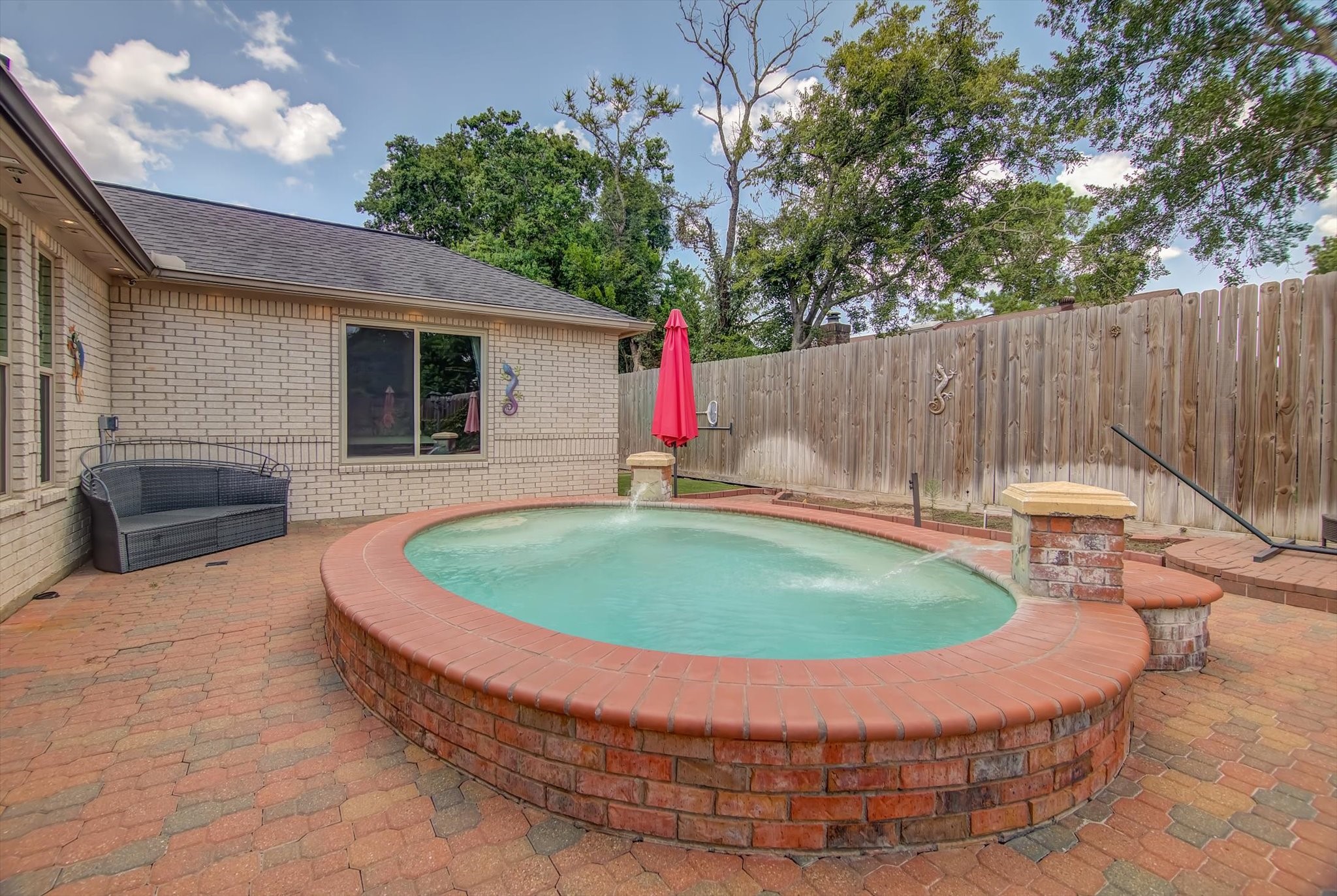 18422 Bivens Bend Spring, TX 77379 - Photo 46 of 50 a swimming pool with outdoor seating