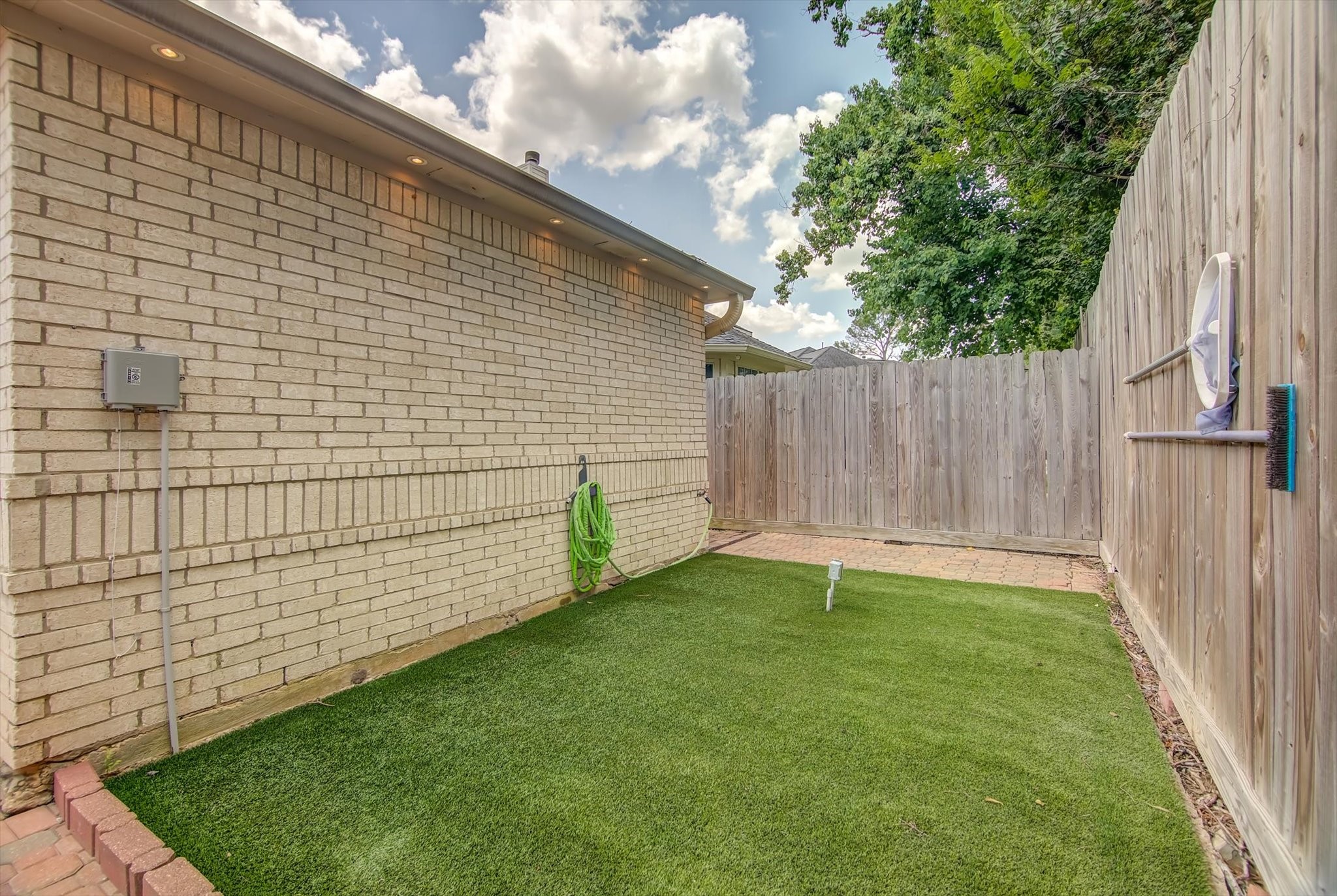 18422 Bivens Bend Spring, TX 77379 - Photo 47 of 50 a view of a backyard with wooden fence
