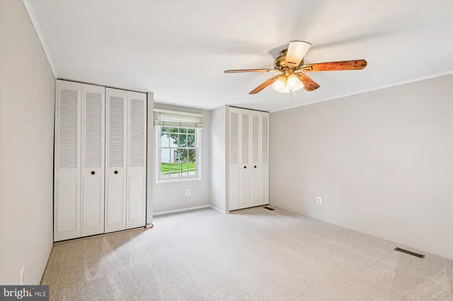 a view of an empty room