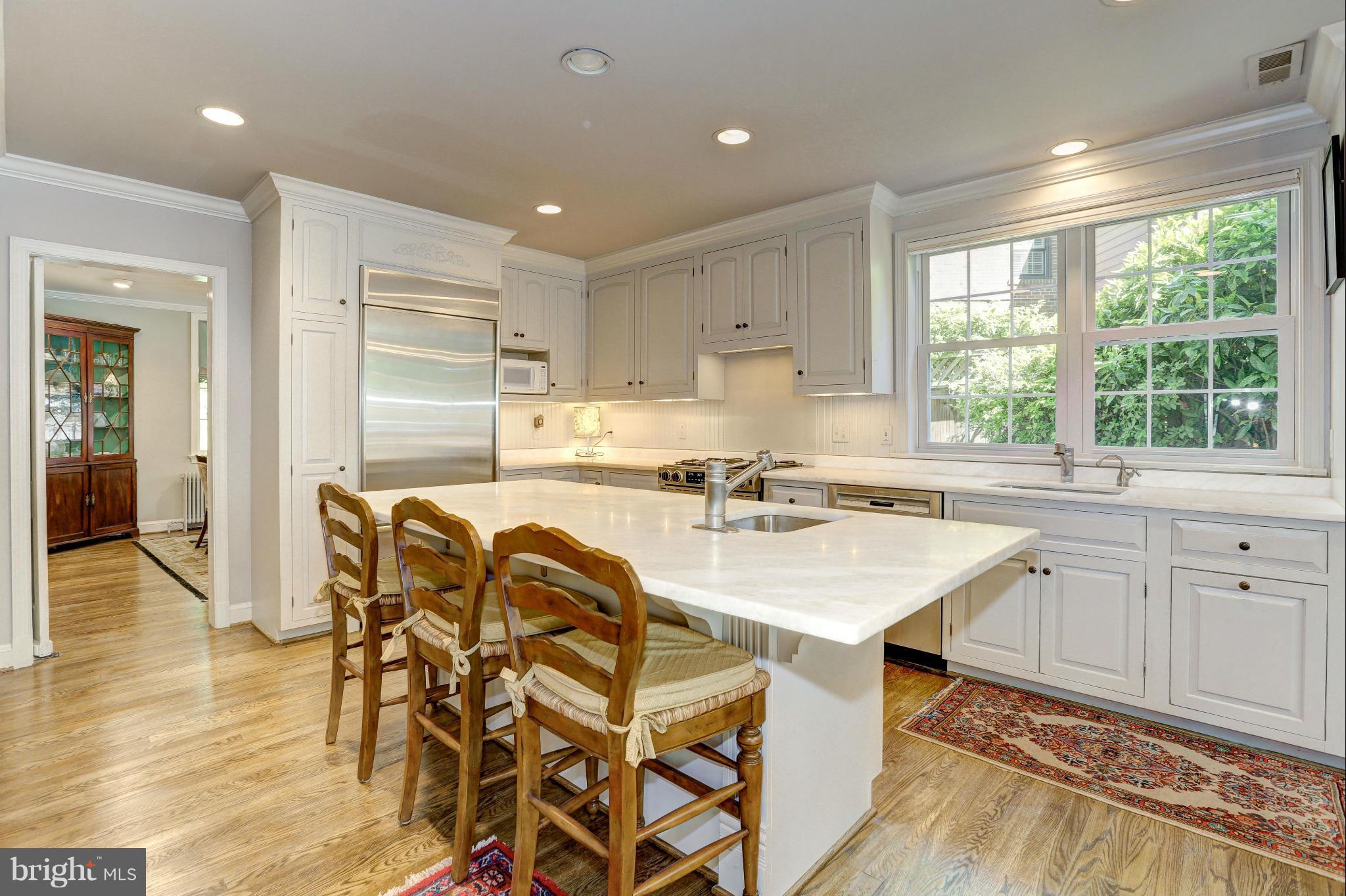 5302 Wriley Road Bethesda, MD 20816 - Photo 11 of 30 Gorgeous, bright chef's kitchen.