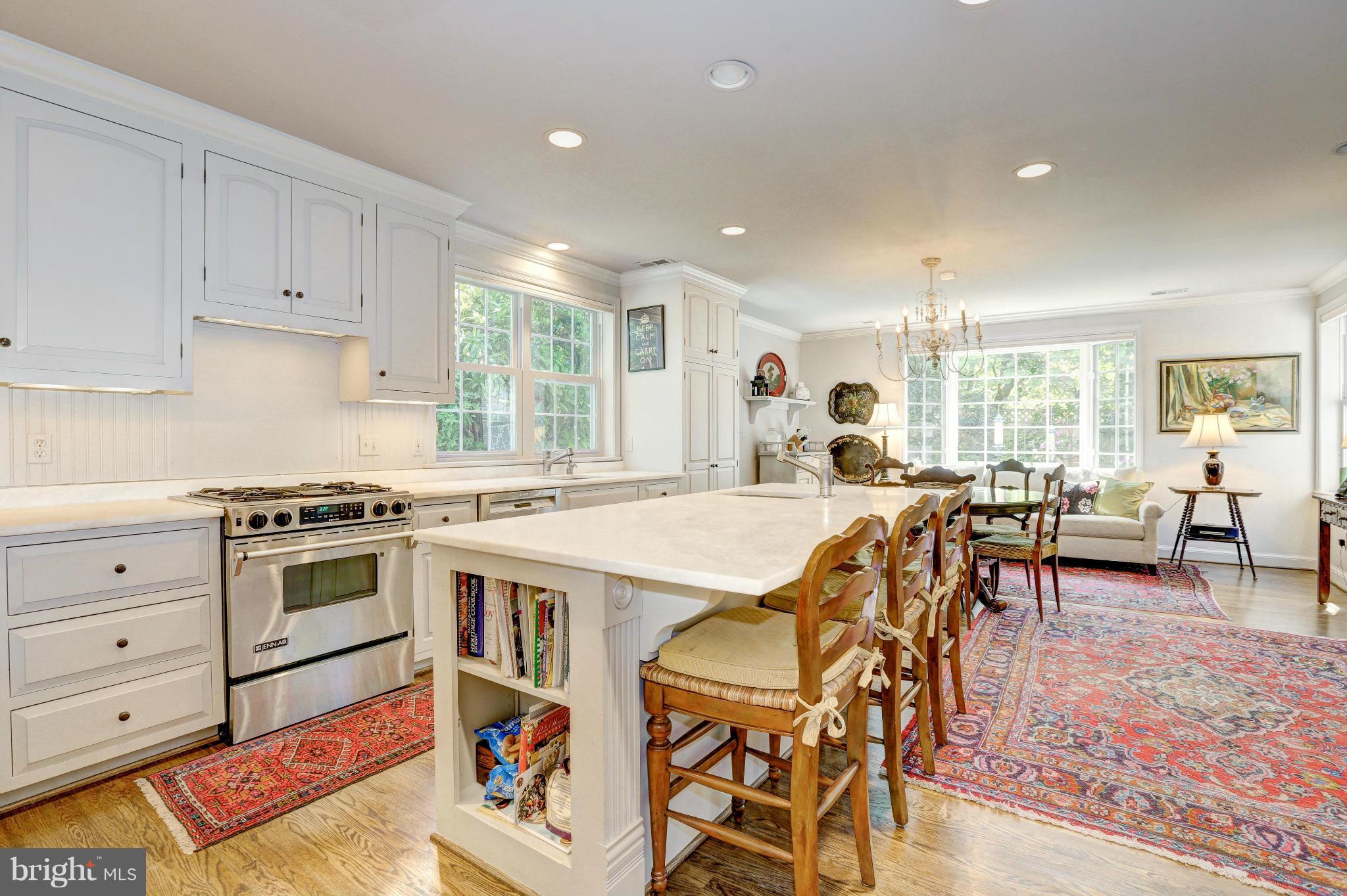 5302 Wriley Road Bethesda, MD 20816 - Photo 12 of 30 Expansive marble island and loads of counterspace.