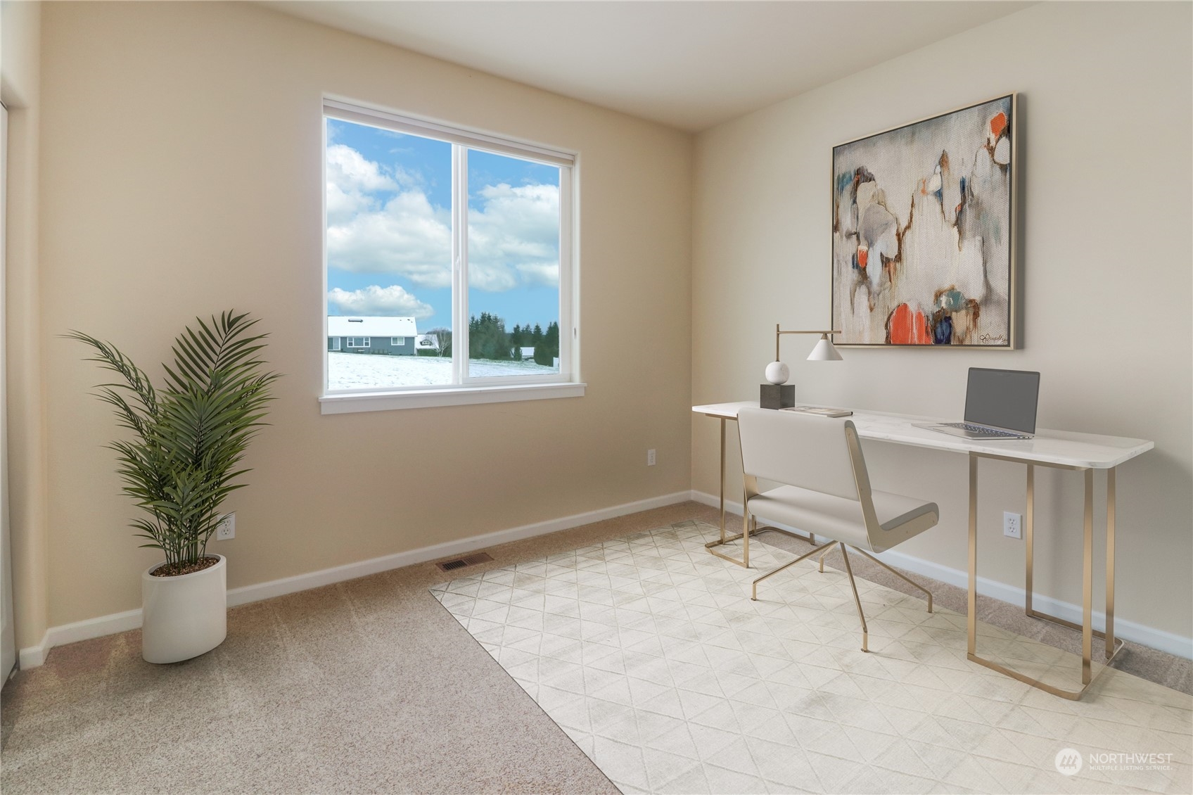 183 Garrett Loop Chehalis, WA 98532 - Photo 13 of 35 a workspace with a window