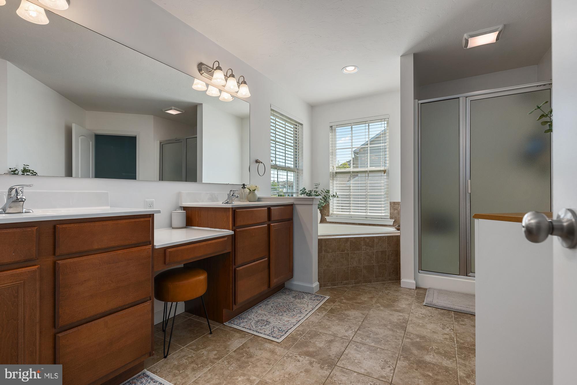 12 Boulder Road Hanover, PA 17331 - Photo 32 of 61 a bathroom with a sink double vanity and a shower