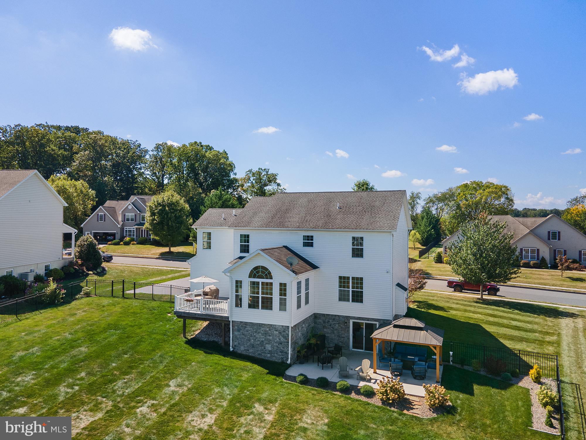 12 Boulder Road Hanover, PA 17331 - Photo 54 of 61 an aerial view of a house with swimming pool and a yard