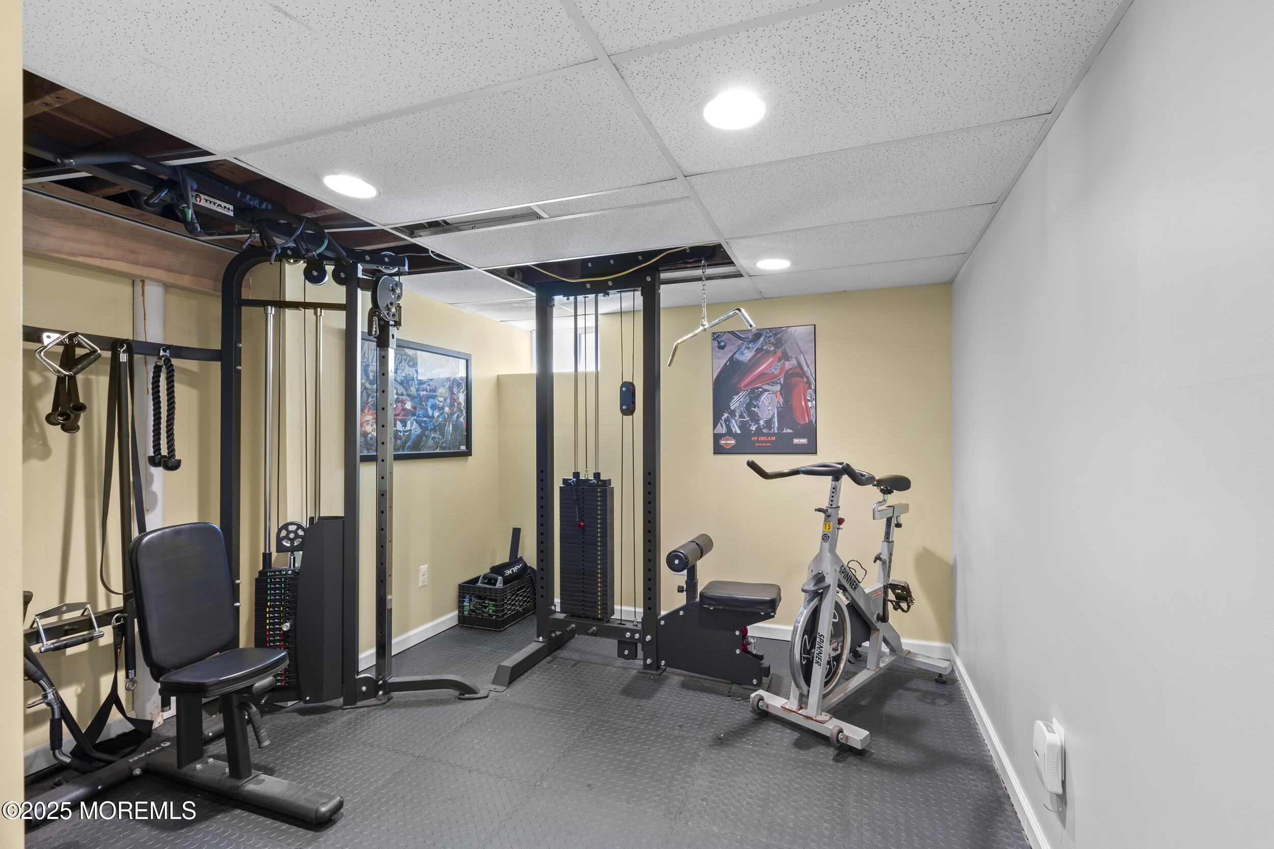 18 Hampton Road Howell, NJ 07731 - Photo 23 of 32 a view of a room with gym equipment