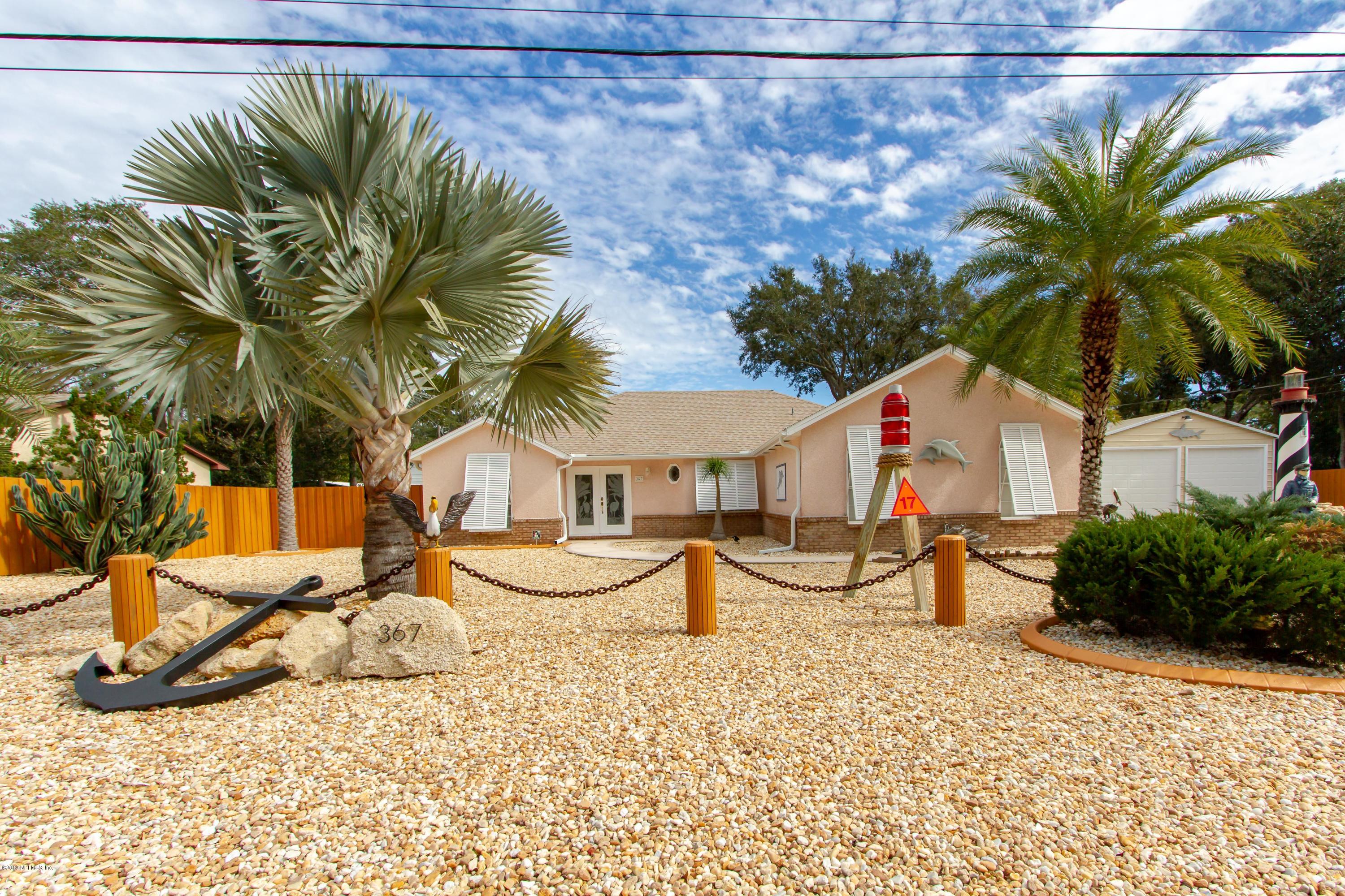 367 Shamrock Road St. Augustine, FL 32086 - Photo 45 of 58 a view of a house with a patio