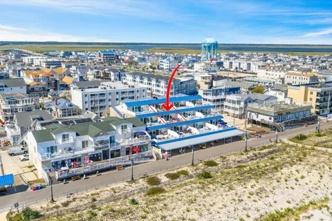 a view of beach and ocean