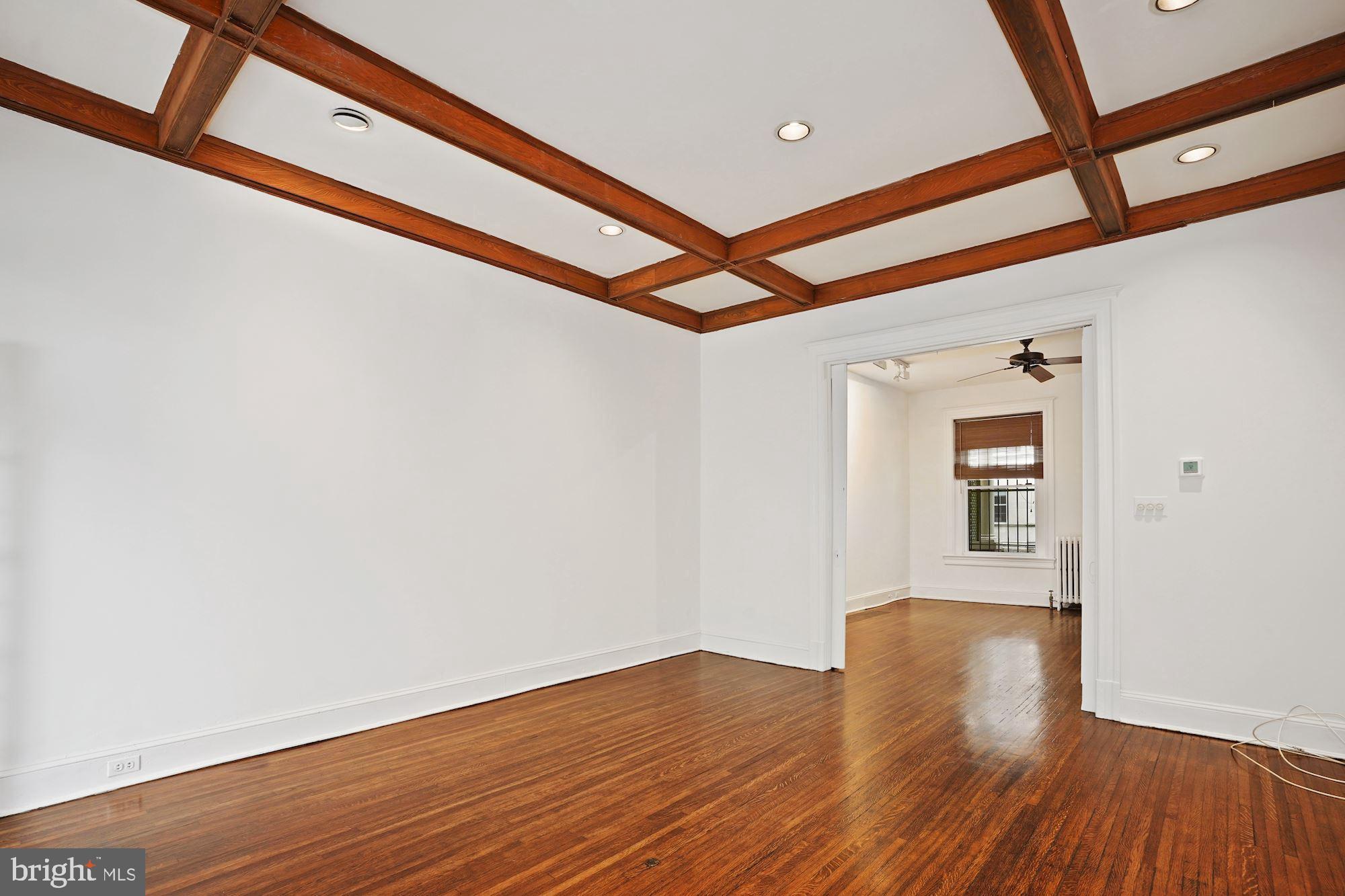 2805 Ontario Road Northwest Washington, DC 20009 - Photo 12 of 42 The dining room has coffered ceilings