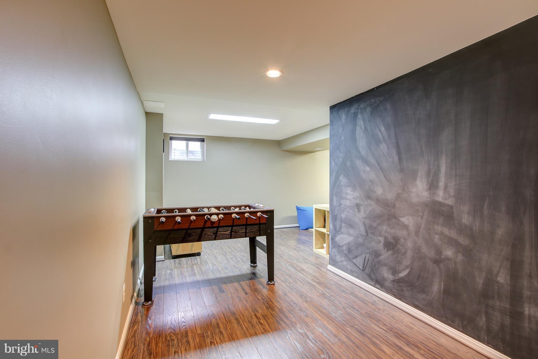 1113 Windmill Lane Silver Spring, MD 20905 - Photo 27 of 30 Finished Lower Level with Cool Chalkboard Wall