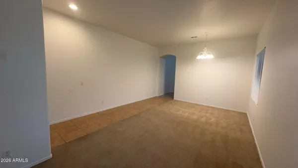 a view of an empty room