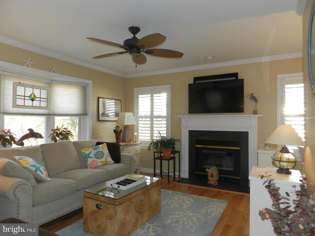 15 Mist Flower Road Berlin, MD 21811 - Photo 7 of 49 a living room with furniture a fireplace and a flat screen tv