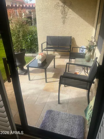 a living room with a couch