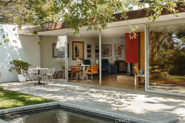a view of a house with a patio