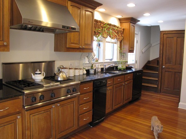 19 Appleby Road Wellesley, MA 02482 - Photo 5 of 18 a kitchen with granite countertop a stove a sink and a refrigerator