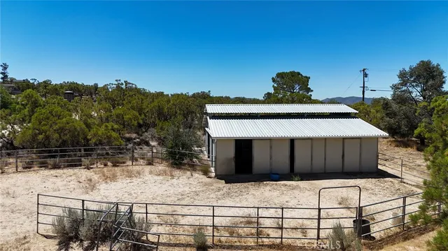 a view of a house with a mountain