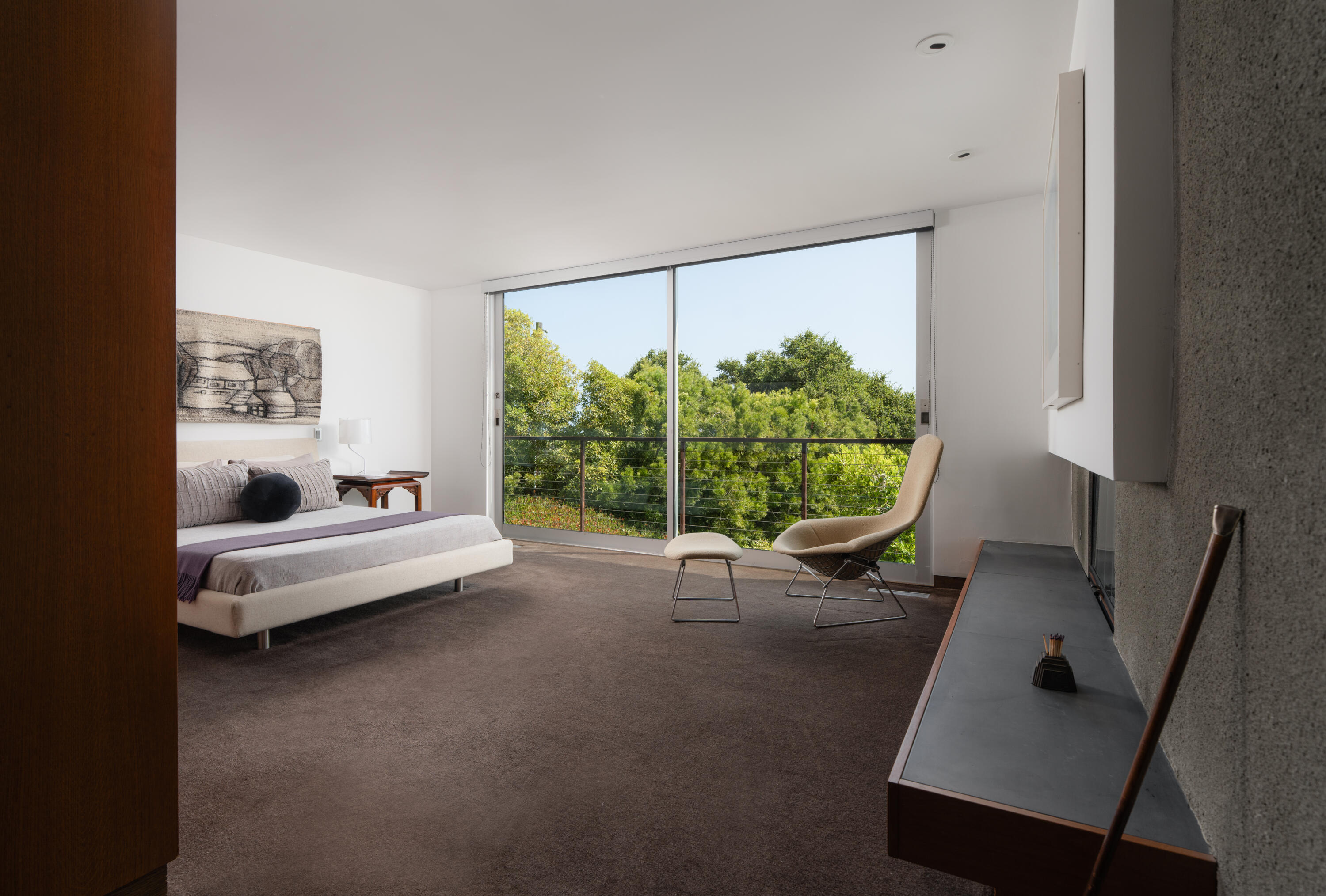 1944 Eucalyptus Hill Road Santa Barbara, CA 93108 - Photo 9 of 38 a living room with furniture and a large window