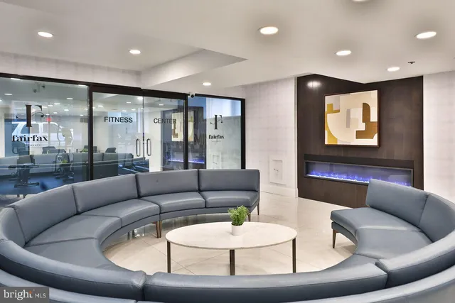 a view of a livingroom with furniture