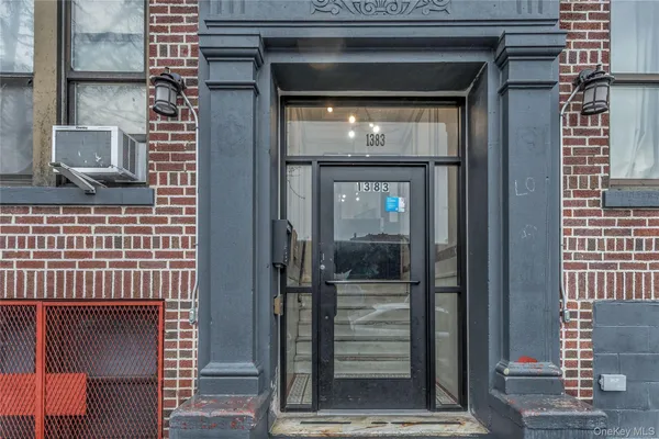 a view of building entrance