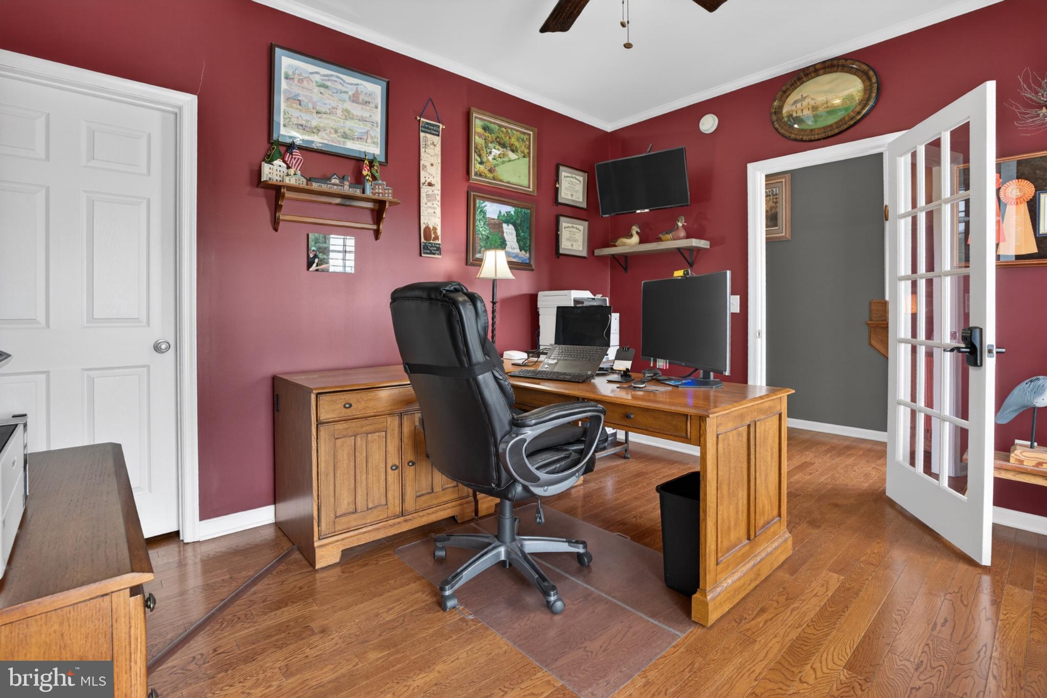 2435 Payne Road Pocomoke City, MD 21851 - Photo 26 of 75 Cozy home office with rich hues.