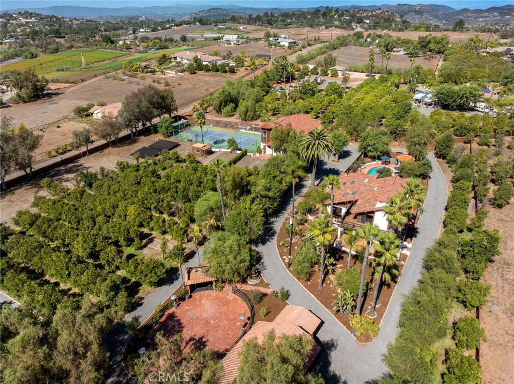 11550 Old Castle Road Valley Center, CA 92082 - Photo 3 of 74 an aerial view of residential houses with outdoor space
