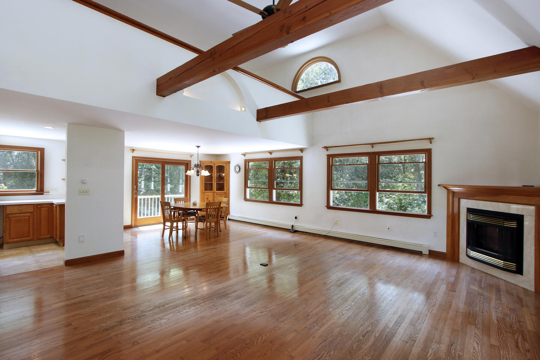 495 Aspinet Road Eastham, MA 02642 - Photo 3 of 47 a view of dining room with furniture window and wooden floor