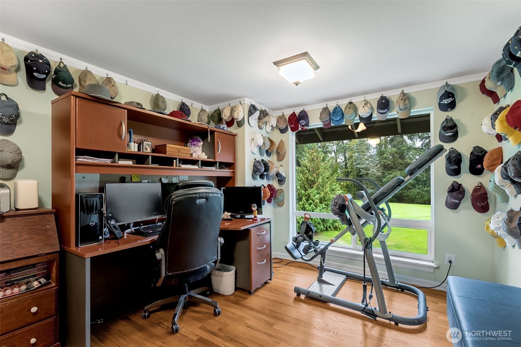 6524 Northeast 171st Place Kenmore, WA 98028 - Photo 27 of 35 a view of a workspace with furniture and a window