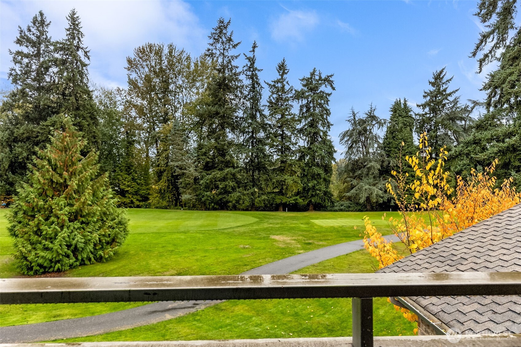 6524 Northeast 171st Place Kenmore, WA 98028 - Photo 32 of 35 a view of a green yard with an outdoor seating