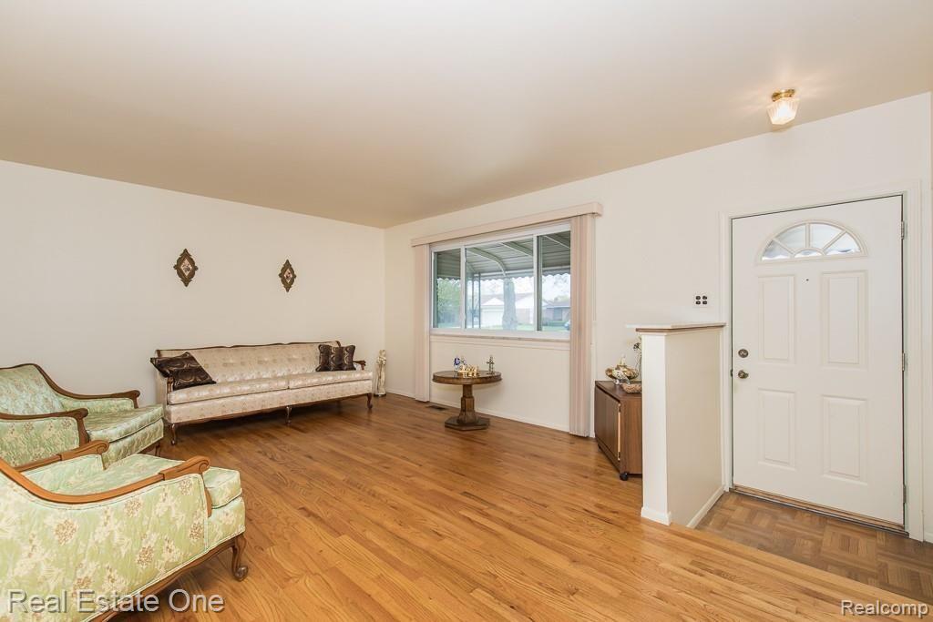14306 Martin Road Warren, MI 48088 - Photo 4 of 20 Spacious Living Room features Hardwood Floor