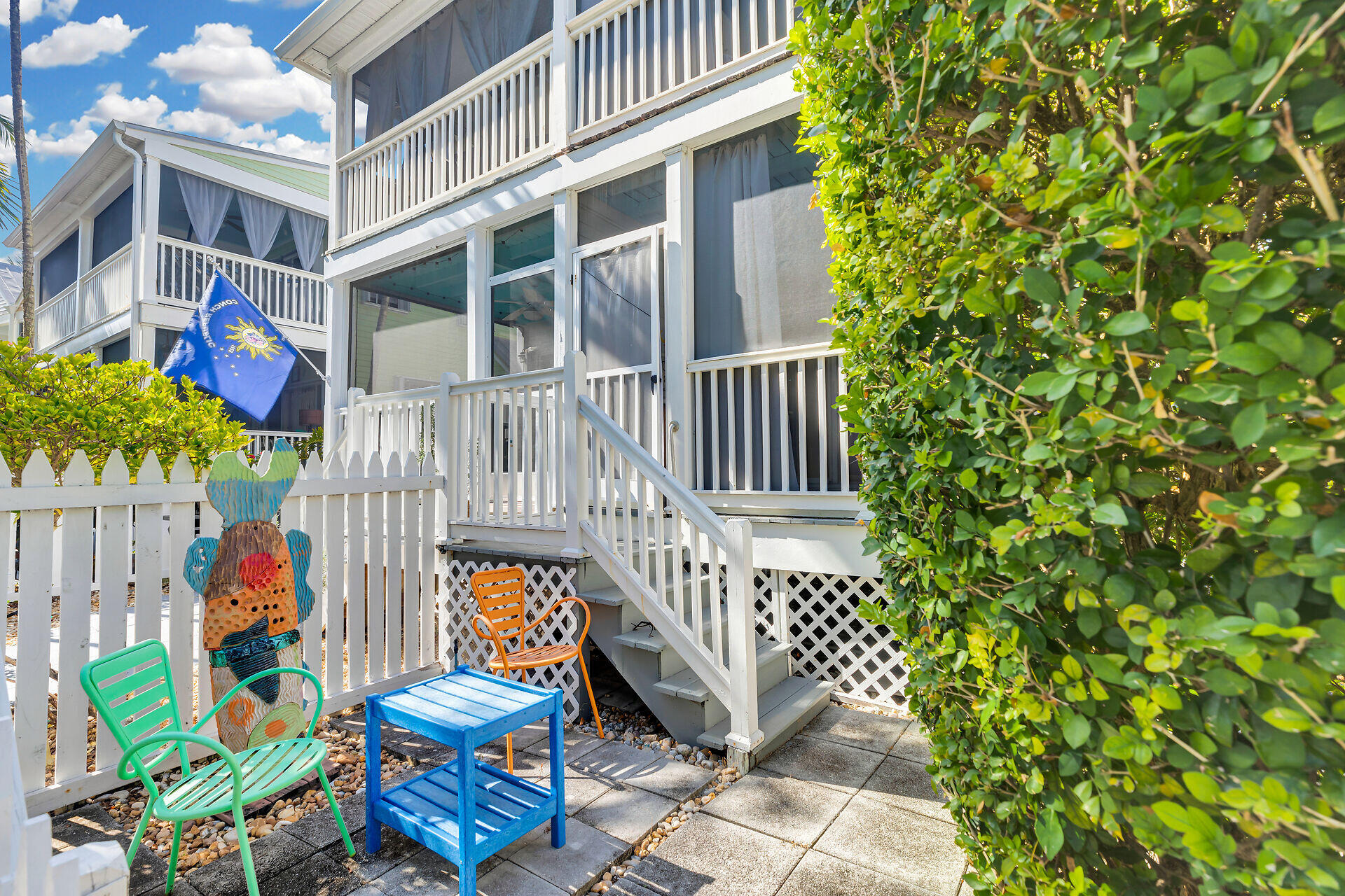 1 Spoonbill Way Key West, FL 33040 - Photo 31 of 54 1st Floor Screened Porch Back and Yard