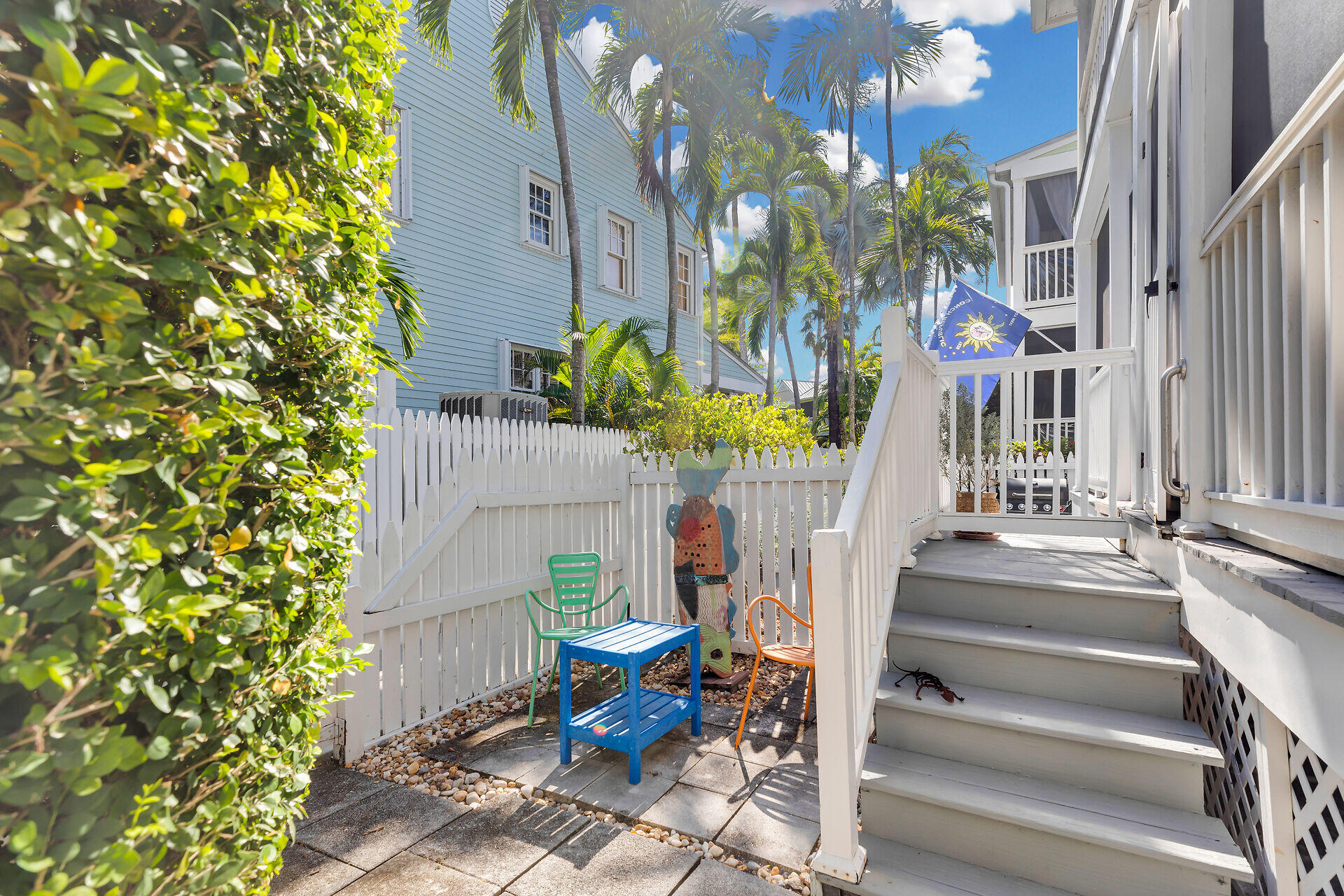 1 Spoonbill Way Key West, FL 33040 - Photo 33 of 54 1st Floor Screened Porch Back and Yard