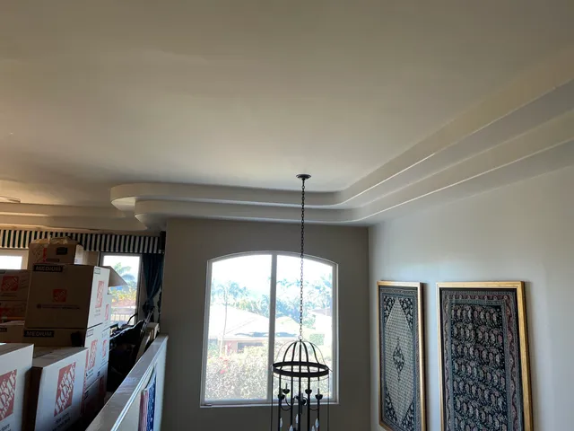 a view of a livingroom with furniture window and wooden floor