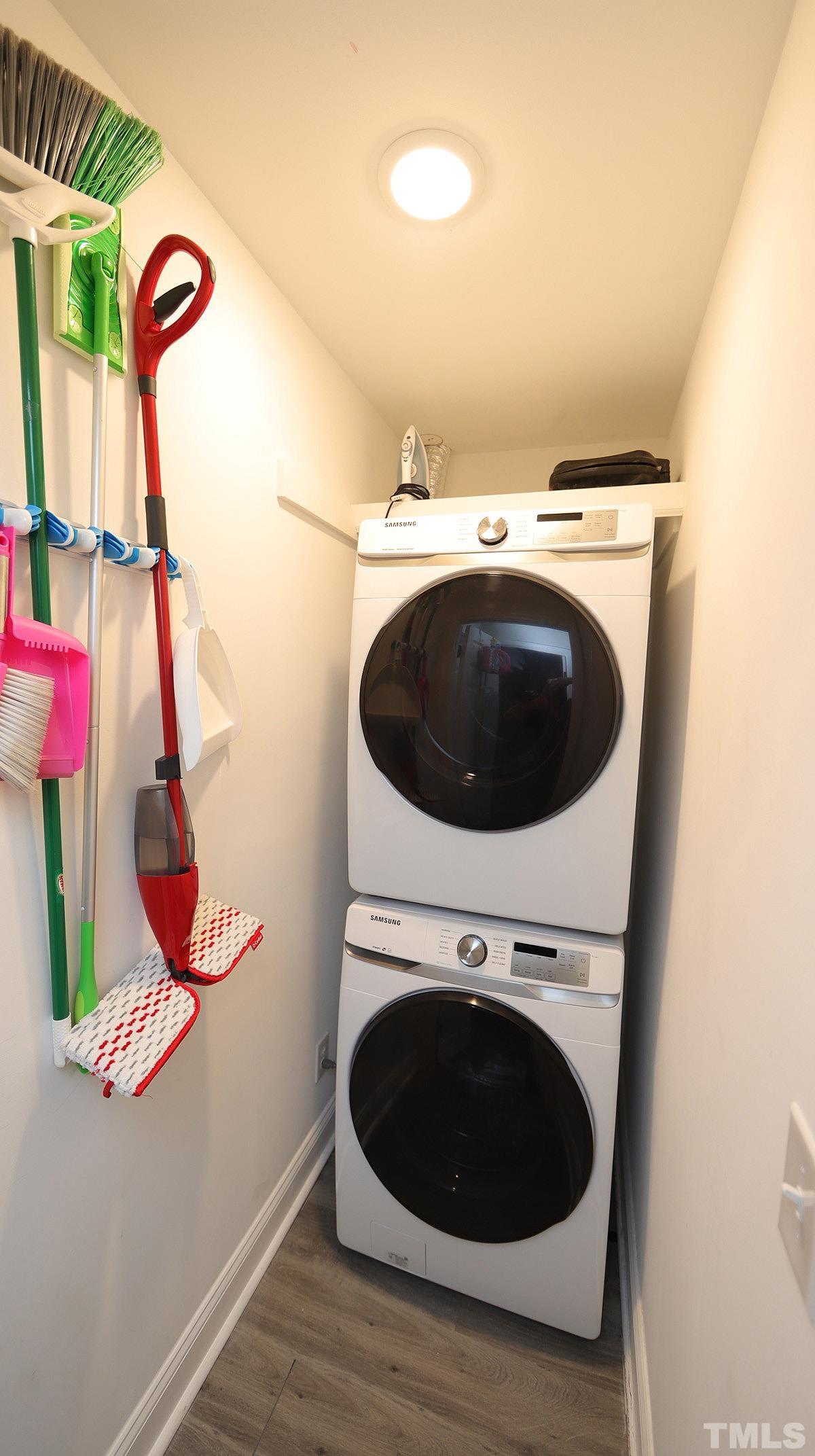 3811 Pickett Road Durham, NC 27705 - Photo 17 of 22 a utility room with dryer and washer