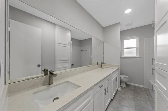 a bathroom with a sink and a toilet