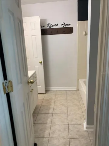 a sink with a vanity