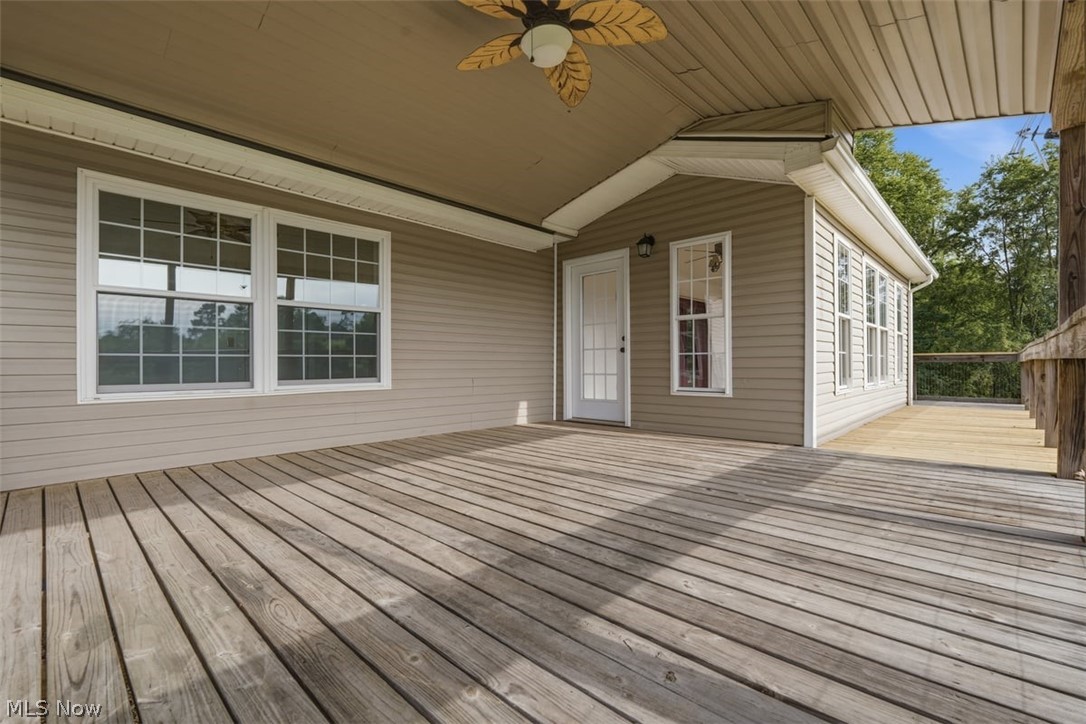 1484 Lake Washington Road Washington, WV 26181 - Photo 26 of 35 Back deck measures 16x15