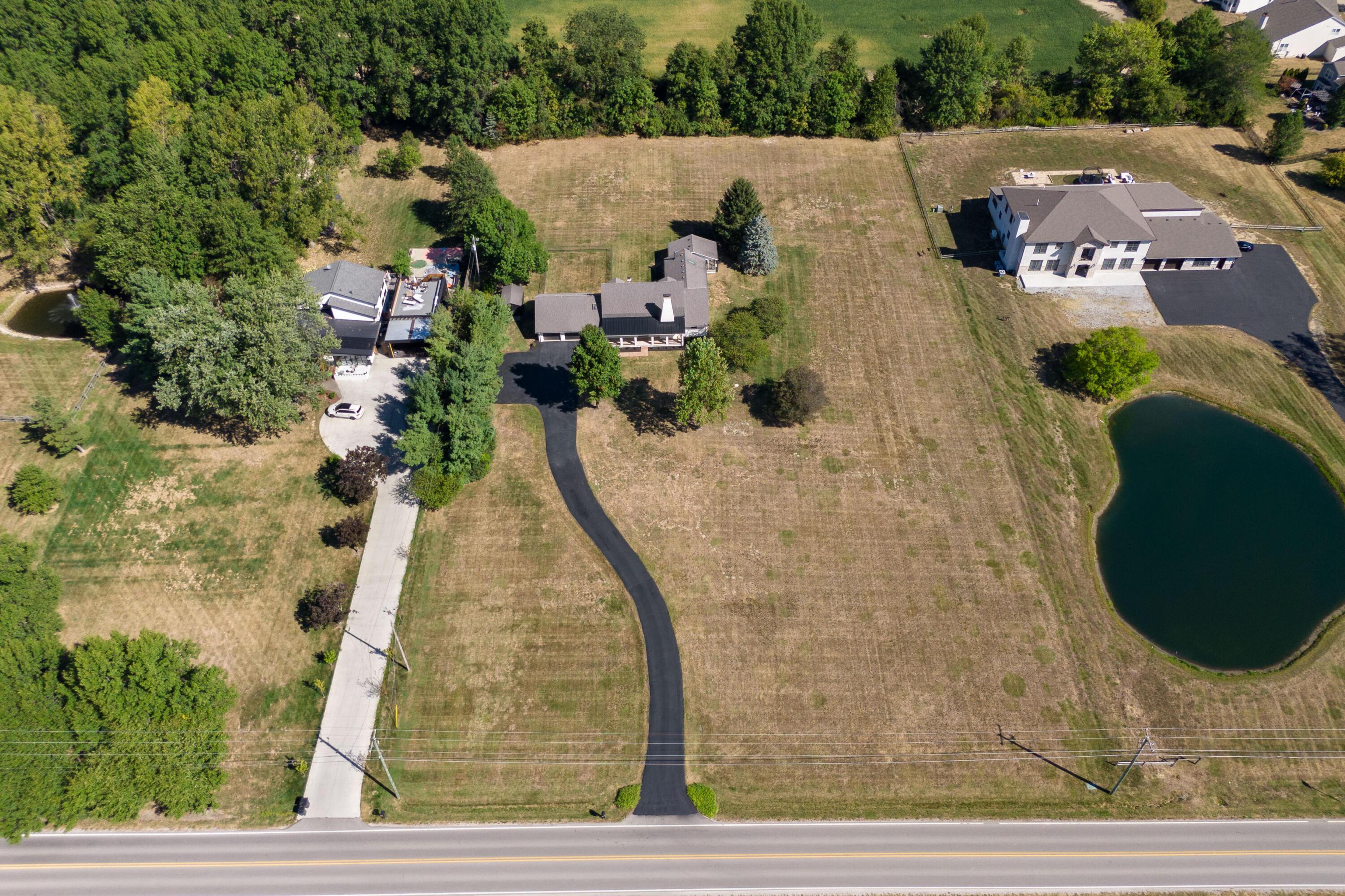 4130 Rutherford Road Powell, OH 43065 - Photo 5 of 63 Aerial View showcasing the lot split potential
