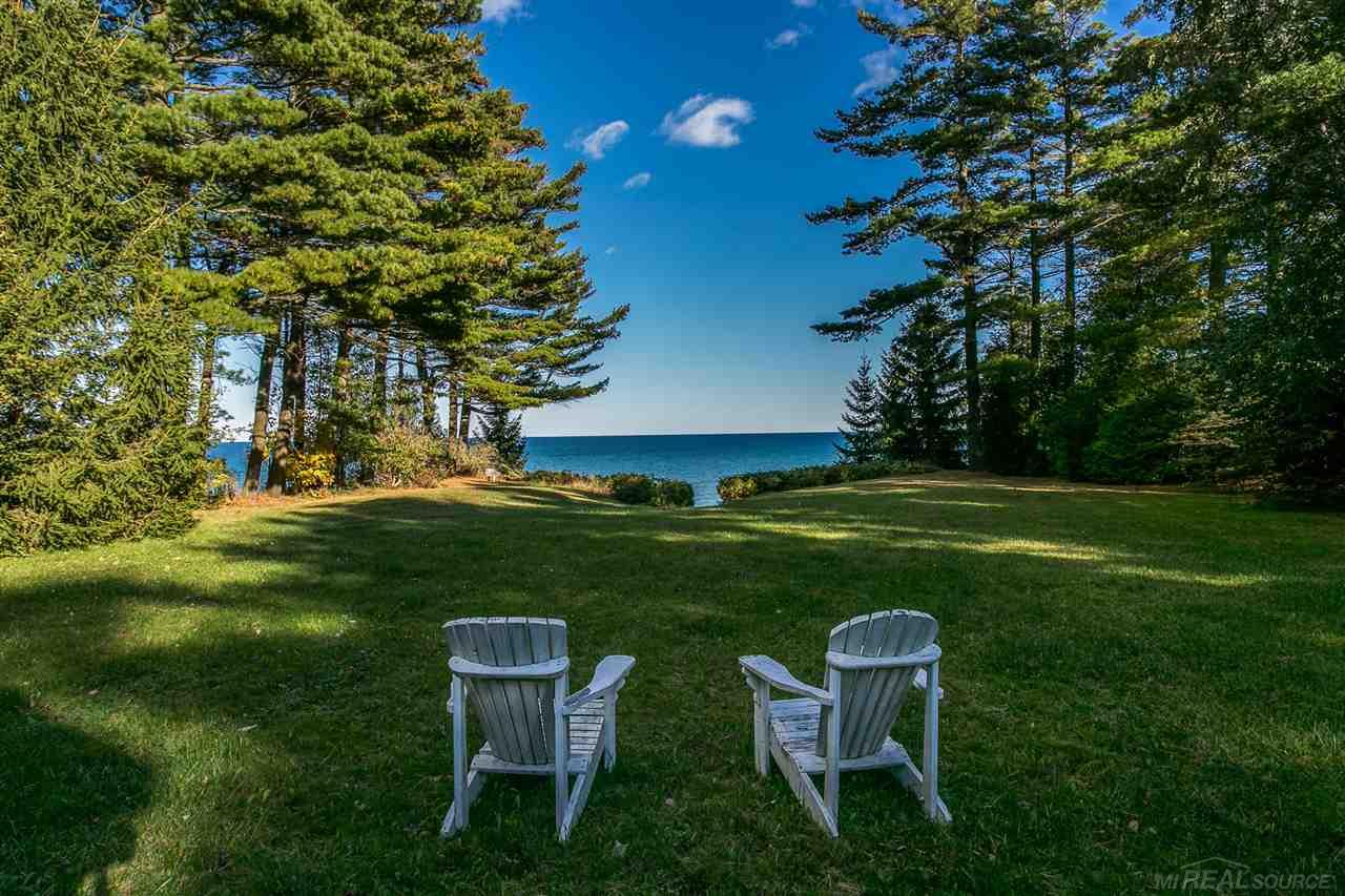 2553 Lakeshore Road Applegate, MI 48401 - Photo 8 of 39 View from Covered Lakeside Porch