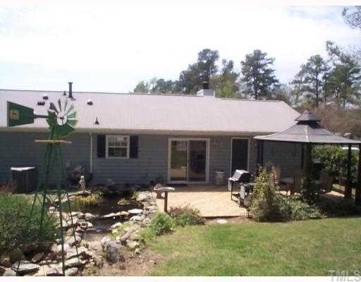 4500 Brost Court Raleigh, NC 27616 - Photo 3 of 10 Rear (Garden Pond & Deck w/Gazebo)