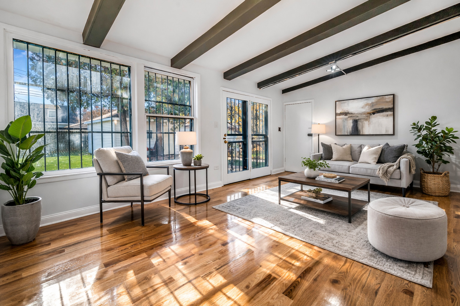 3519 West 80th Street Chicago, IL 60652 - Photo 5 of 22 a living room with furniture and a potted plant