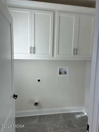 a bathroom with a window