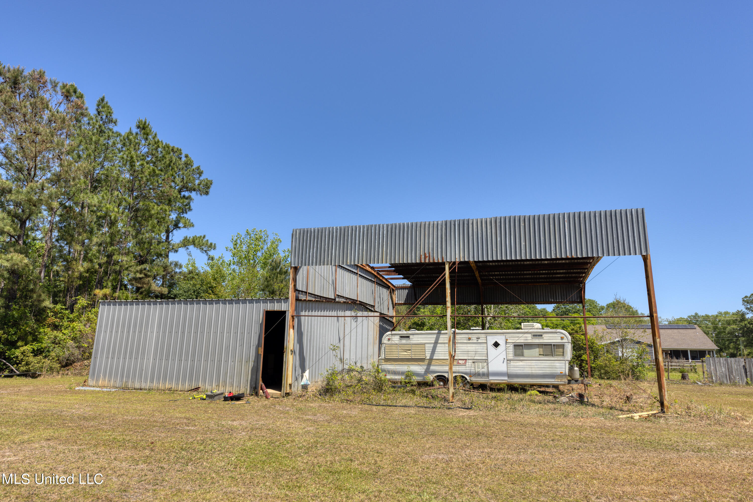 0 Stanley Road Vancleave, MS 39565 - Photo 9 of 17 Metal Building and Covered Area