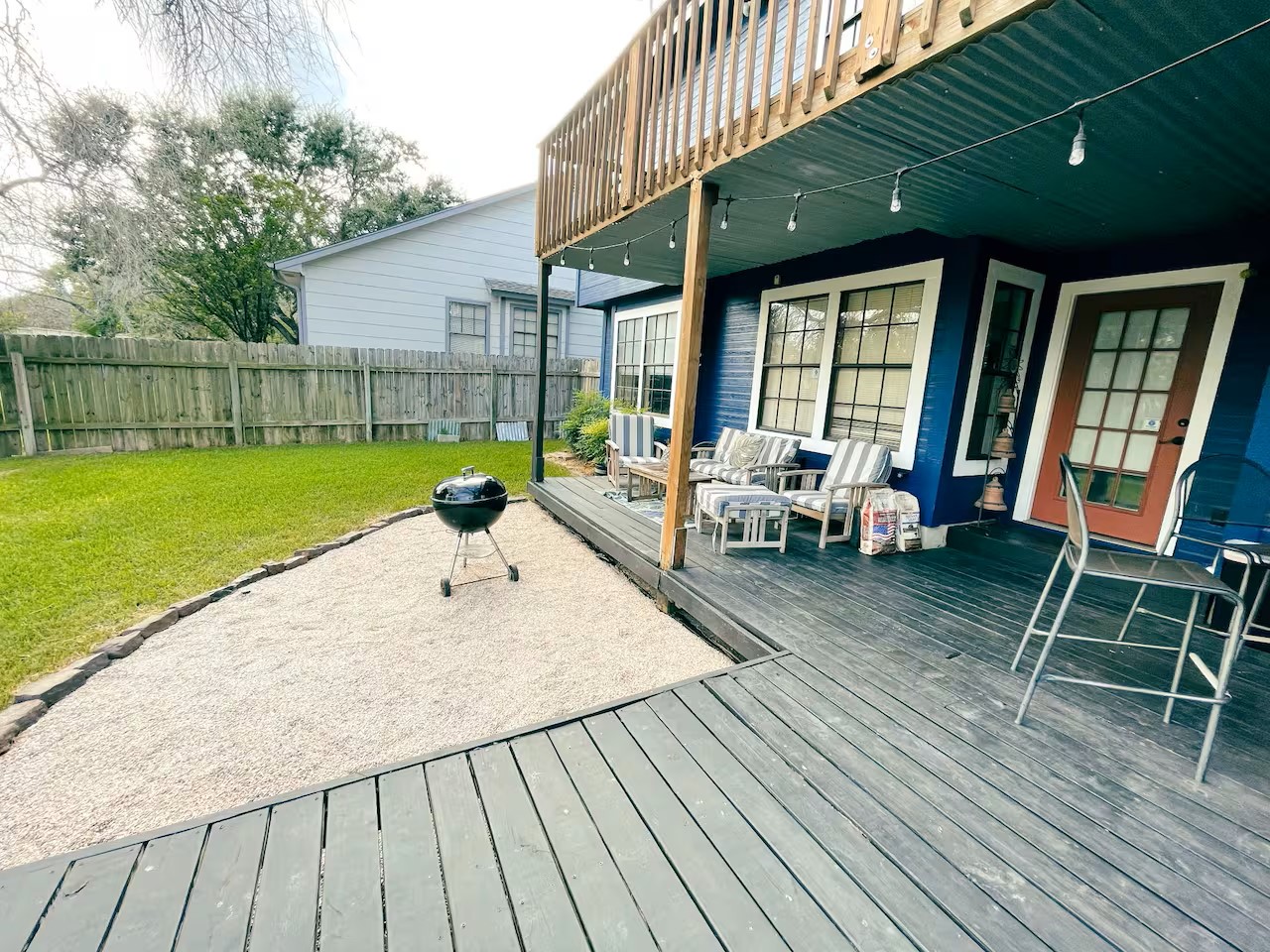 1807 Michael Wayne Drive Austin, TX 78728 - Photo 14 of 15 Wooden deck with area for grilling