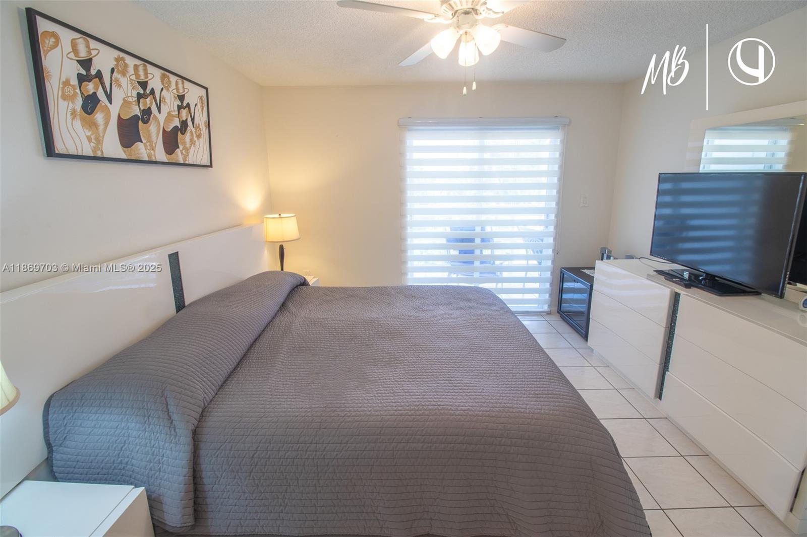 17801 North Bay Road, Unit 410 Sunny Isles Beach, FL 33160 - Photo 17 of 24 a bedroom with a bed and a couch