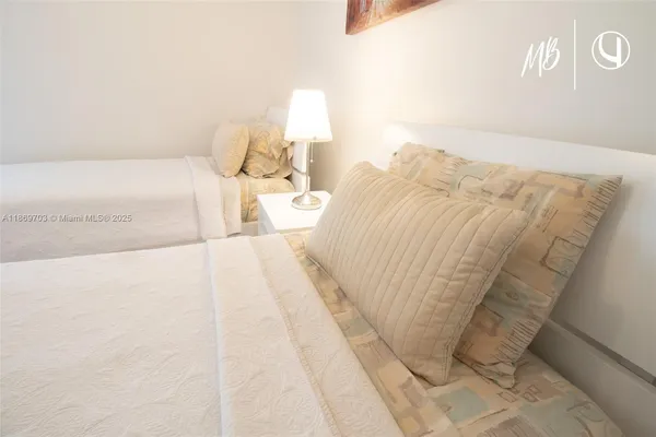 a bed room with a bed