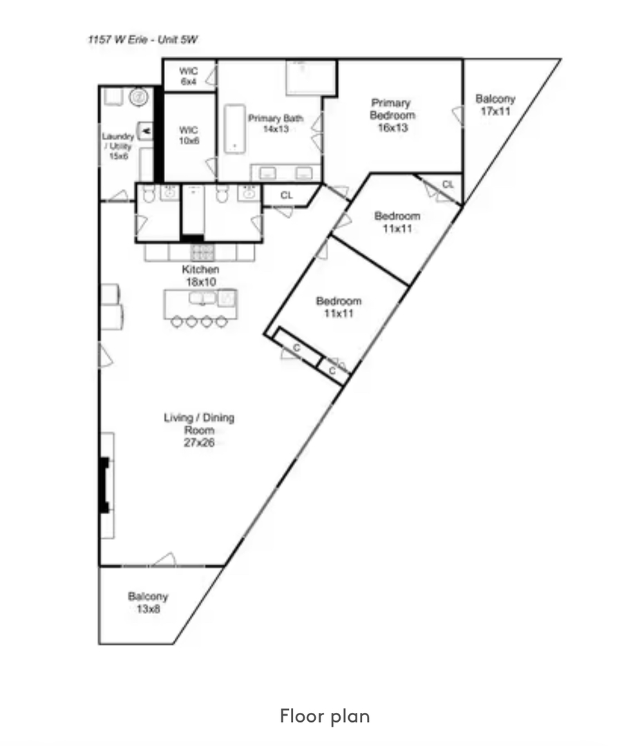 1157 West Erie Street, Unit 5W Chicago, IL 60642 - Photo 30 of 30