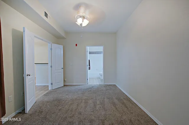 a close up view of racks on the wall