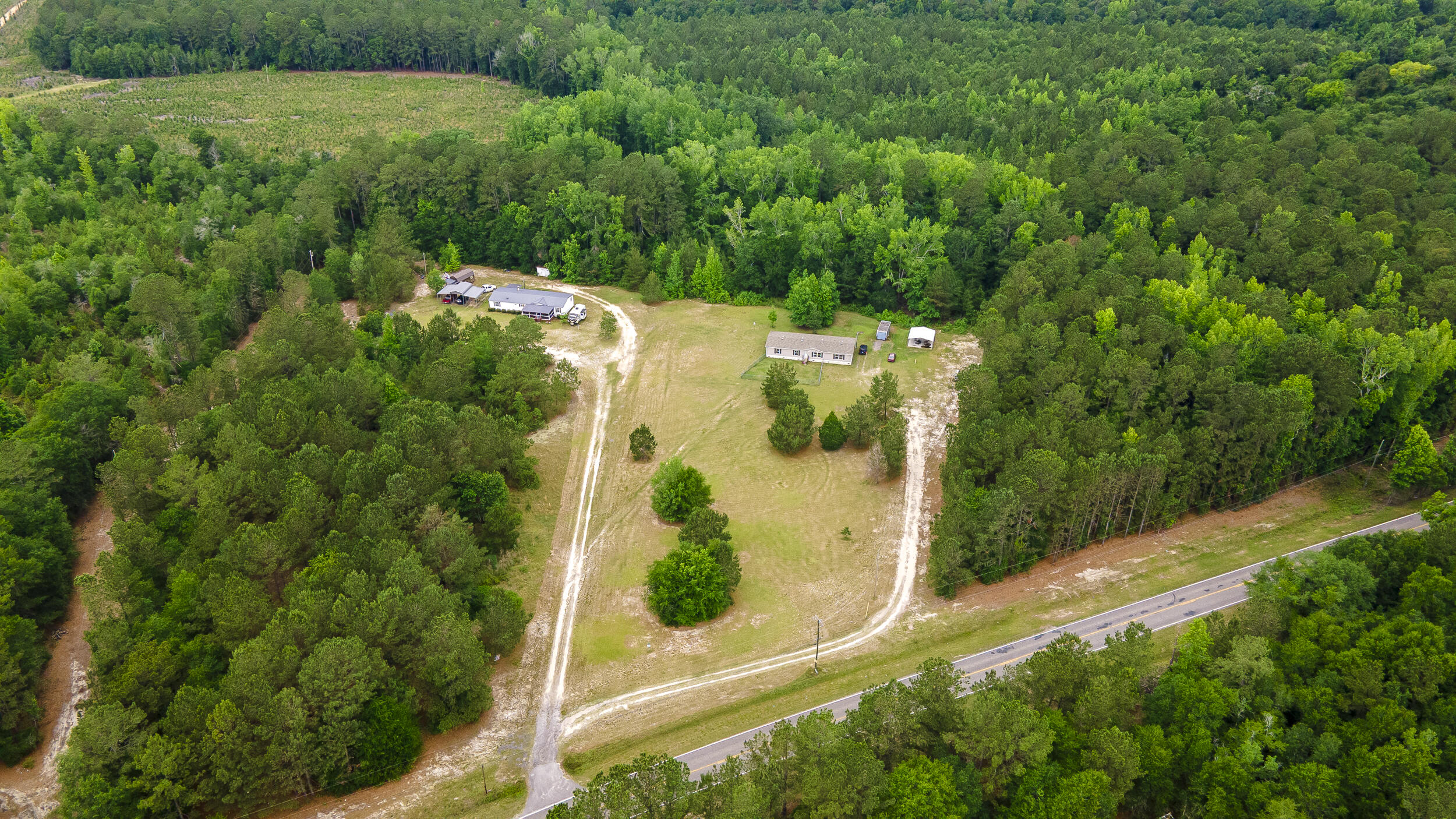 5220 Festival Trail Road Salley, SC 29137 - Photo 2 of 46 5220FestivalTrailRd_aerial-04