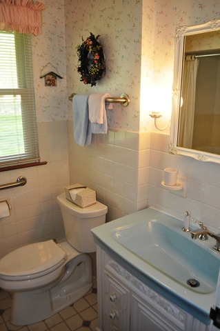 968 Hillcrest Road Elgin, IL 60123 - Photo 7 of 13 a bathroom with a sink and a toilet