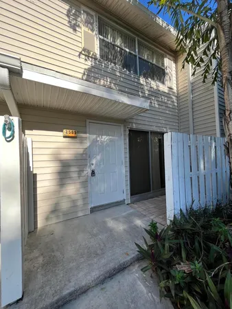 a view of front door