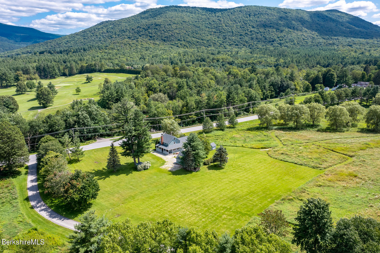 319 Hancock Road Williamstown, MA 01267 - Photo 33 of 39 an aerial view of a house with a yard